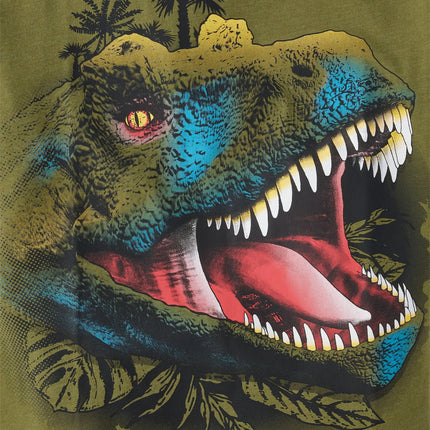 The Children's Place Boys' Vehicle Short Sleeve Graphic T-Shirts,multipacks, Biker/Dino/Guitar, X-Small