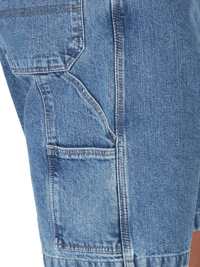 Wrangler Men's Big-Tall Authentics Classic Denim Carpenter Short, Antique Stonewash, 48
