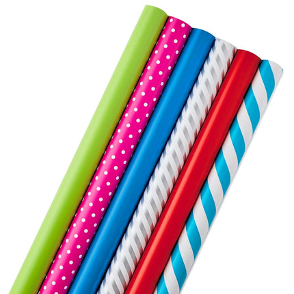 Hallmark All Occasion Wrapping Paper Bundle with C