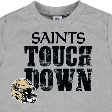 NFL New Orlean Saints 3 Pack Short Sleeve Team Fan Tee Shirt, black/yellow/grey New Orlean Saints New, 12 Months