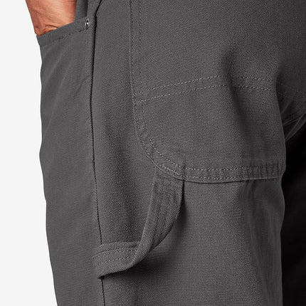 Dickies Men's Relaxed Fit Straight-Leg Duck Carpenter Jean, Slate, 34W x 32L