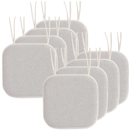 Elegant Comfort Chair Cushion Covers with Ties and