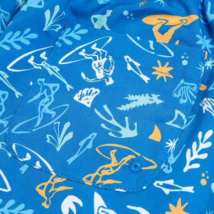 Bañador de natación Speedo Boy de largo medio estampado Redondo