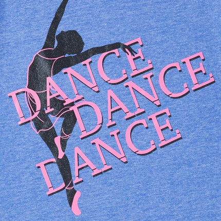 The Children's Place Girls' Long Sleeve Graphic T-Shrits, Dance Dance Dance, X-Small