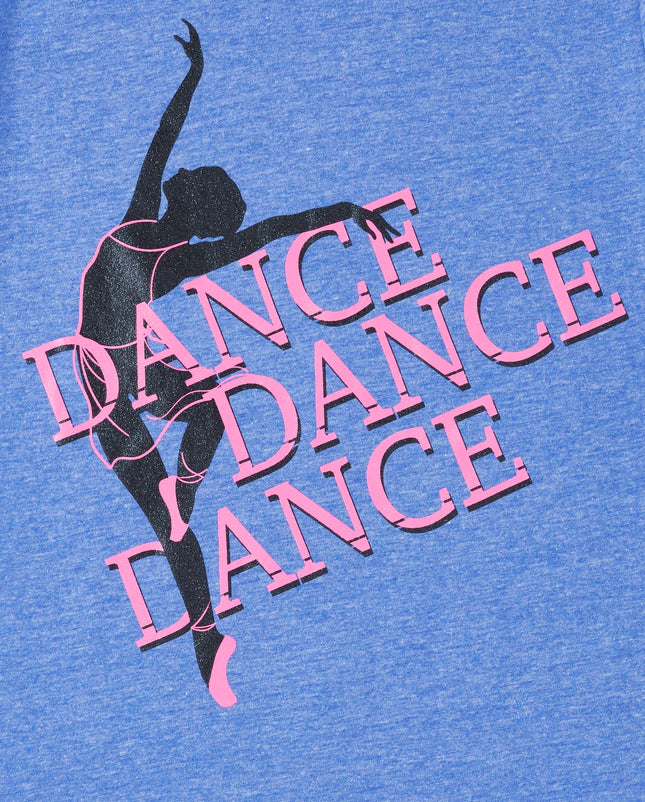 The Children's Place Girls' Long Sleeve Graphic T-Shrits, Dance Dance Dance, X-Small