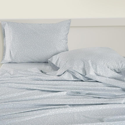 LANE LINEN Twin XL Sheet Set 100% Organic Cotton 3pc Percale Soft - Linen