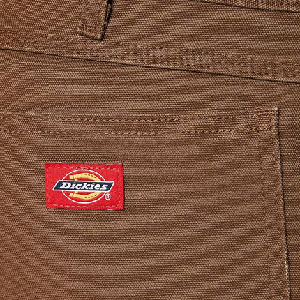 Dickies Men's Relaxed Fit Straight Leg Carpenter Duck Jean, Brown, 44Wx34L