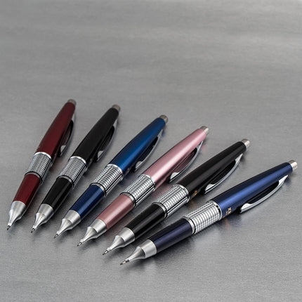 Pentel P1037-A-HB Mechanical Pencil Kerry Metal Casing HB 0.7 mm Black