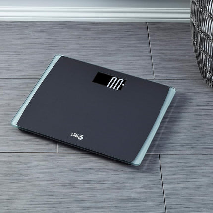 EatSmart Precision Digital Bathroom Scale, 550 lb High Capacity Scale, Extra Wide Platform, Bath Scale for Body Weight, Black