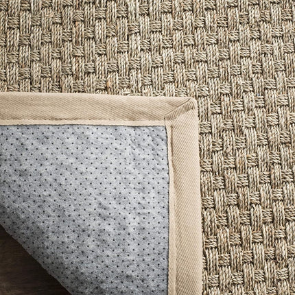 Safavieh Natural Fiber Rug for Living Room, Dining Room, Bedroom - Natural Fiber Collection, Short Pile, in Natural and Beige, 76 X 122 cm