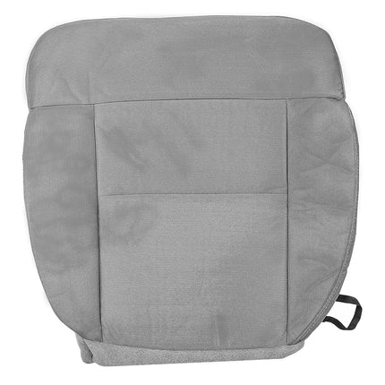 ECOTRIC Funda de asiento de tela inferior del lado del conductor delantero izquierdo gris compatible con Ford F-150 F150 STX XL 2004-2008