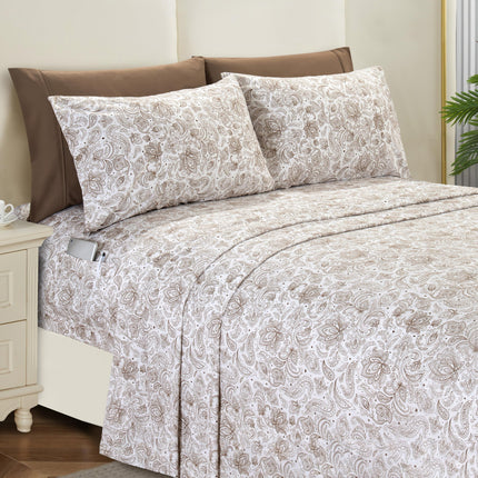 Elegant Comfort Softest and Coziest 6-Piece Bed Sh