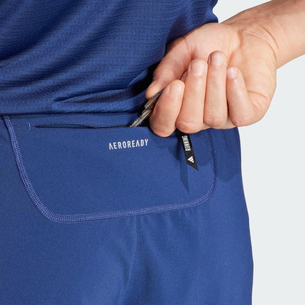adidas Men's AEROREADY Own The Run Shorts, Dark Blue, XS / 9L