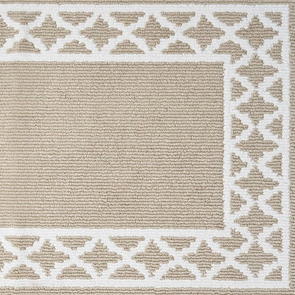 Nautica – Runner Rug | Indoor Runners for Hallways and Entry Rugs| Non-Slip and Non-Skid Entry and Kitchen Door Mat| Machine Washable Entryway Carpet Rugs | 2'6" x 10' | Trellis Light Grey
