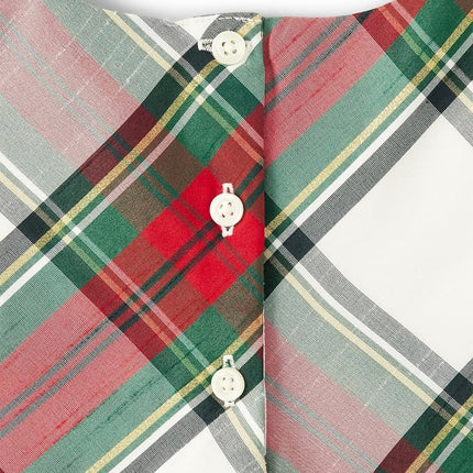Vestidos de día festivo sin mangas para niñas y bebés de Gymboree, a cuadros verdes y rojos, 4T
