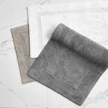 NauticaHome | Collection Peniston | Tapis de Bain - 100% Coton, Ultra Doux & Absorbant, Certifié Oeko-Tex, Dos Antidérapant, 60 x 22, Marron