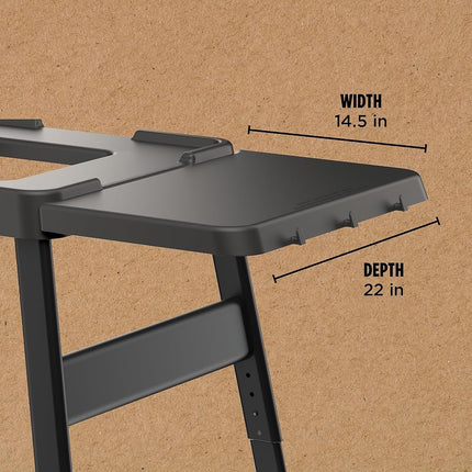 Ninja Woodfire Attachable Side Table, Weather-Resistant, Black