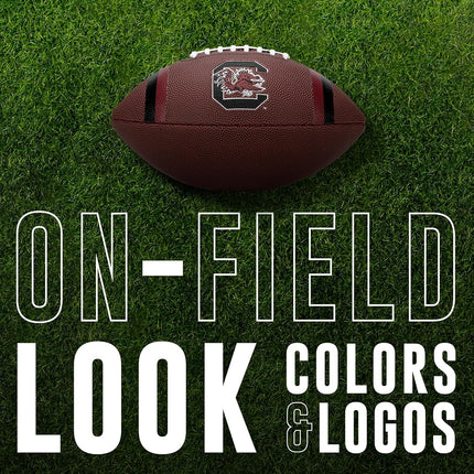 Franklin Sports South Carolina Gamecocks Kids NCAA Youth Football - Official College Team Football with Team Logos - Junior Size Football