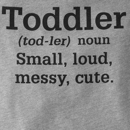 The Children's Place Ensemble de 3 T-shirts graphiques à manches courtes pour bébé fille et tout-petit, Tout-petit Def/Excavatrice/Papa, 3T