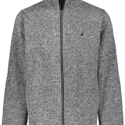 Nautica Boys' School Uniform Full-Zip Fleece Jacke