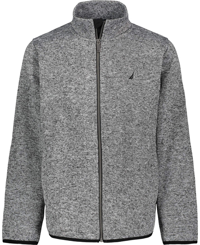 Nautica Boys' School Uniform Full-Zip Fleece Jacke