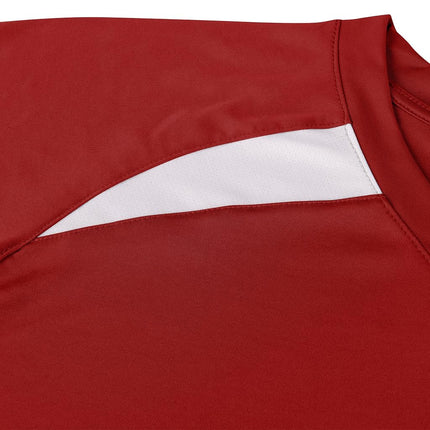 CHAMPRO Maillot de baseball à carreaux BS36WSCWM pour femme, écarlate, blanc, taille M