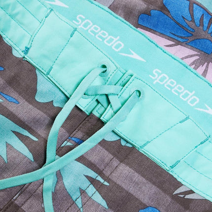 Speedo Bañador de Hombre Largo hasta la Rodilla Tipo Boardshort Bondi de Rayas, 20" Maison Floral