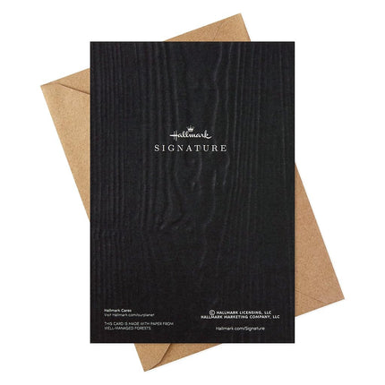 Hallmark Signature Birthday Greeting Card for Him (Deer Head)