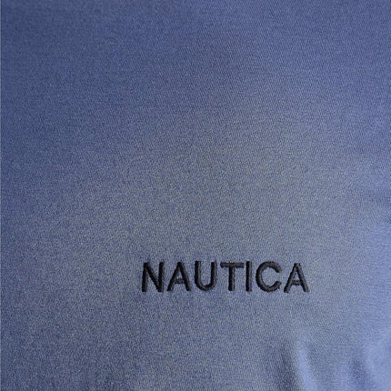 Nautica Men's Short Sleeve Solid Crew Neck T-Shirt Polo, Blue Indigo, XXL
