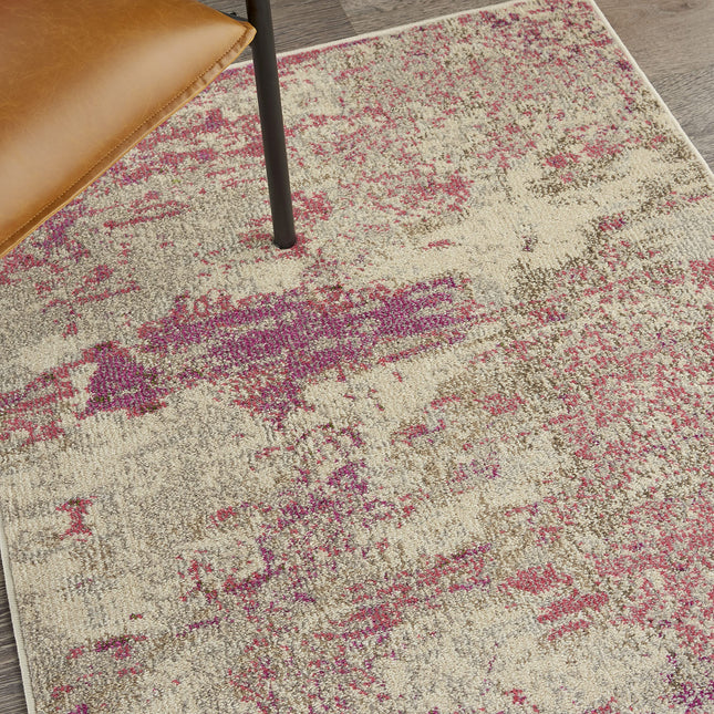 Nourison Celestial Modern Area Rug, 3' x 5' (3' x 5'), Ivory/Pink