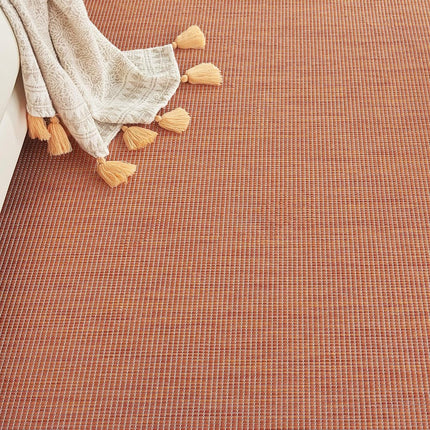 Nourison Positano 6' x 9' Terracotta Fabric Modern Area Rug (6' x 9')