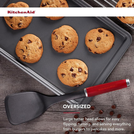 KitchenAid Classic Solid Turner, Black, 13.5X 3.3 Inch
