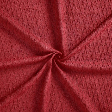 Superior Diamond Weave Blanket, 100% Cotton Cover for Home, Couch, Bed, Soft, Warm Blankets, Boho Aesthetic, Comfy, Cozy, and Cute Covers, Decorative Bedding Essentials, California King, Burgundy