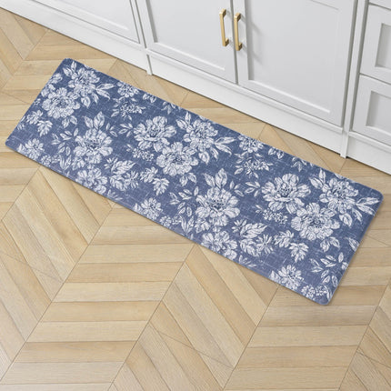 Laura Ashley - Anti-Fatigue Kitchen Mat, Iris Flor