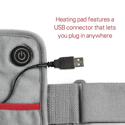 Sunbeam GoHeat USB Powered Heating Pad, Gray