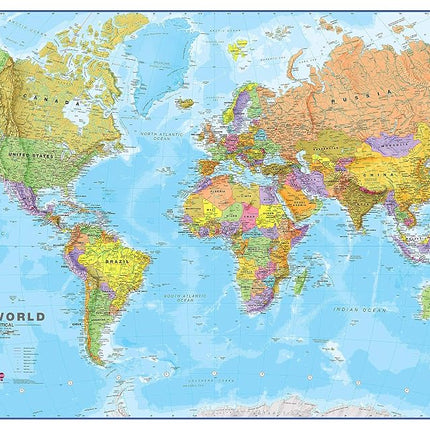 Maps International - World Map - Front Sheet Lamin