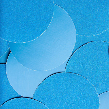Rollo de discos abrasivos 3M Stikit azules, 36268, sin orificio, 5 pulgadas, grado 180+, paquete de 100, discos de lija automotriz para eliminación de revestimientos, reparación de carrocerías, lijado automotriz, lijado de imprimación