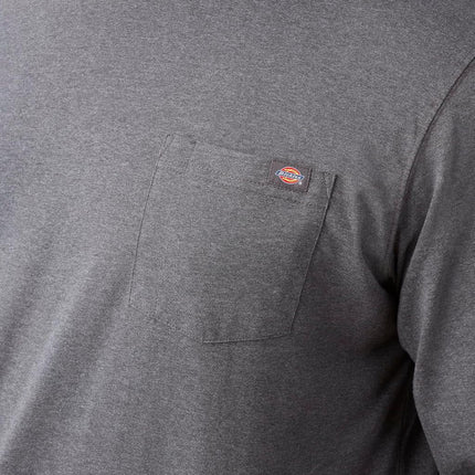 T-shirt ras du cou épais à manches longues Dickies pour homme grande taille, Rouge bordeaux chiné, 2XL Tall