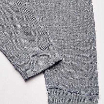 Fruit of the Loom Boys' Fleece Jogger Sweatpant, Times Square Stripe/Ghost Navy, Medium