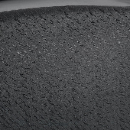 HECASA Bottom Seat Cover Driver Side Compatible with 2007-2014 Chevy Silverado 1500 2500HD 3500HD Front Black Driver Cloth Seat Cover Only