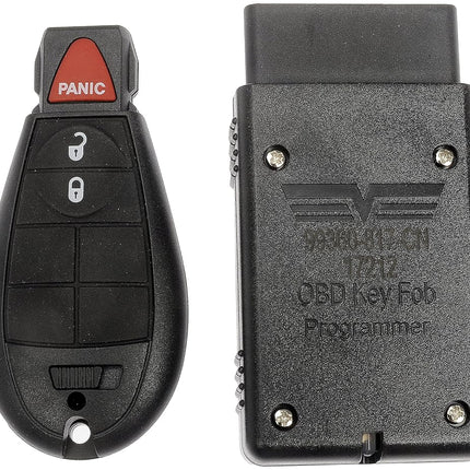 Dorman 99360 Control remoto de entrada sin llave de 3 botones compatible con modelos selectos de Chrysler/Dodge/Ram (OE FIX)