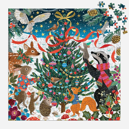 Victoria Ball Woodland Merrymakers 500 Piece Foil Puzzle