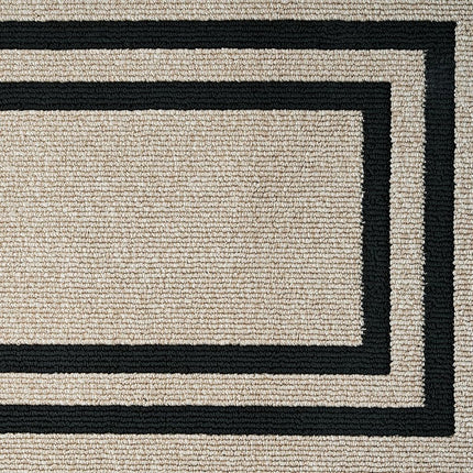 Nautica - Juego de 2 alfombras corredoras | Alfombras corredoras para pasillos y entradas | Alfombra antideslizante para entrada y cocina | Alfombras lavables a máquina | 26" x 45" y 26" x 60" | Doble borde Natural Twist