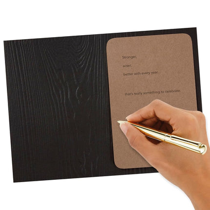 Hallmark Signature Birthday Greeting Card for Him (Deer Head)