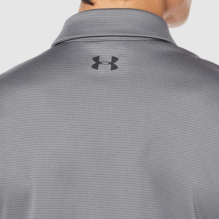 Under Armour Tech Men's Polo Shirt,Graphite/Black,Large
