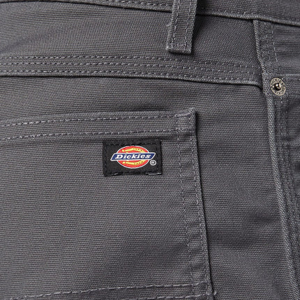 Dickies Workwear - Trousers for Men, Duck Carpenter Pants, Regular Fit, Stone Wash Grey, 32W