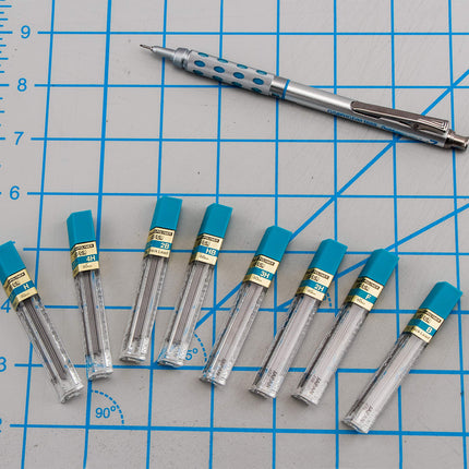 Recambio de minas Pentel Super Hi-Polymer, 0,7 mm medio, F, 144 minas (50-F)