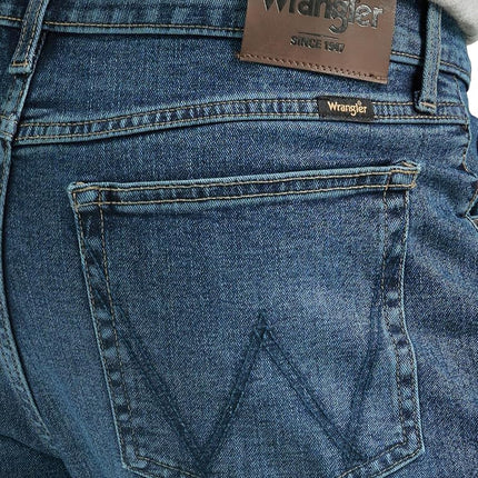 Wrangler Pantalones vaqueros retro de corte ajustado para hombre, Dunn, 33W x 32L