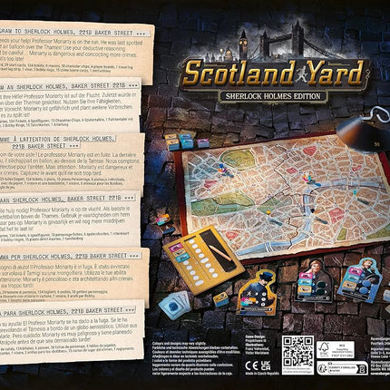 Ravensburger Scotland Yard Sherlock Homes Edition Family Strategy Board Game for 2 to 6 Players - Kids and Adults Age 8 Years +