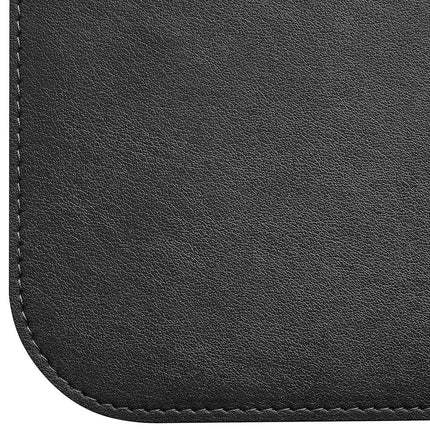 Gallaway Leather Desk Pad - Dark Brown (91cm x 43cm) Extended Non Slip Office Desk Protector for Gaming,Writing and Working, Premium PU Leather Mat Blotter Ideal for Home or Office (Black)